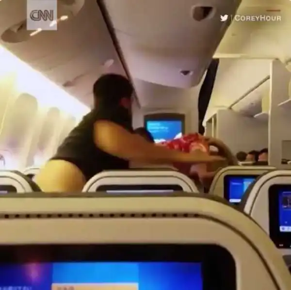 Drama as Passengers Fight Dirty Inside Plane in Mid-air (Photo)